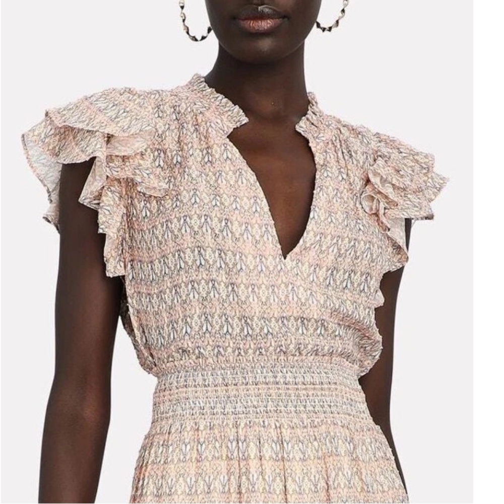 INTERMIX Valora ruffled fil‎ coupe top 4